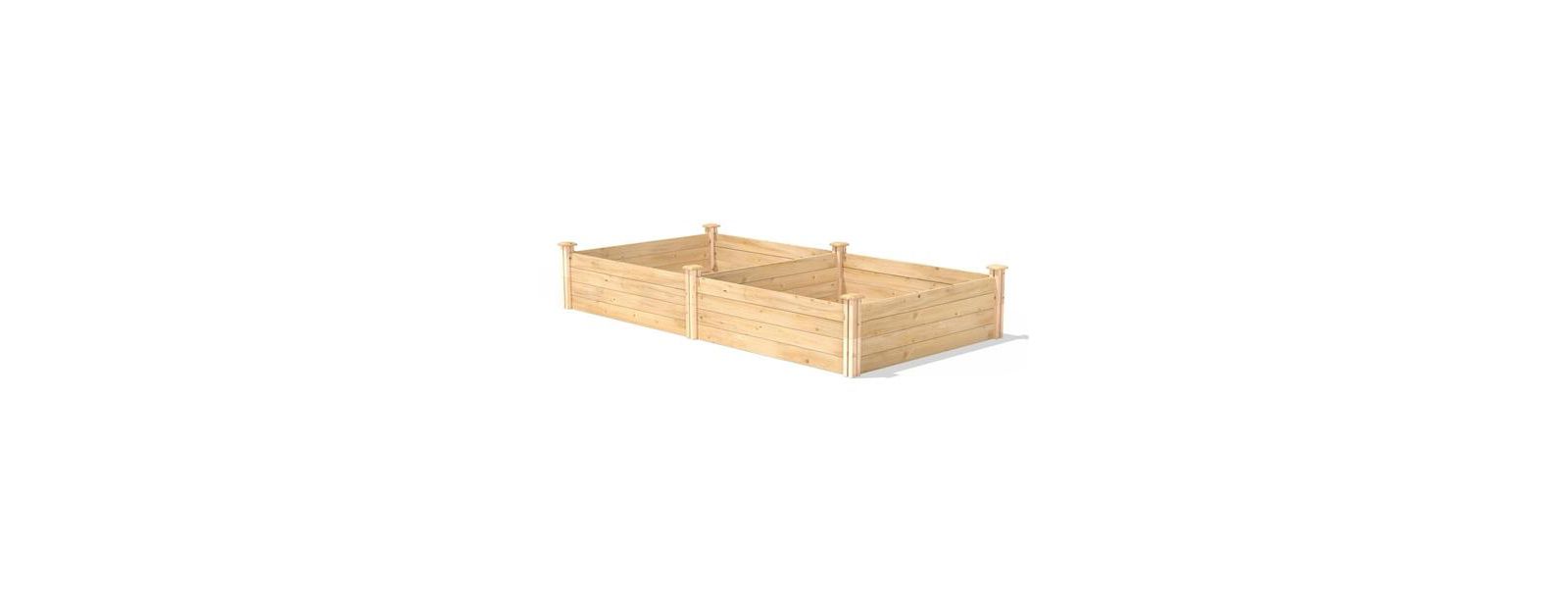 Приподнятая садовая грядка из кедра 4 ft x 8 ft