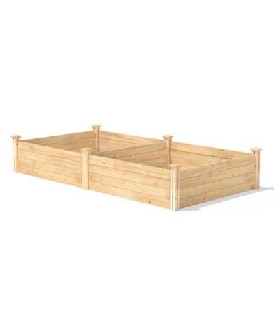 Приподнятая садовая грядка из кедра 4 ft x 8 ft