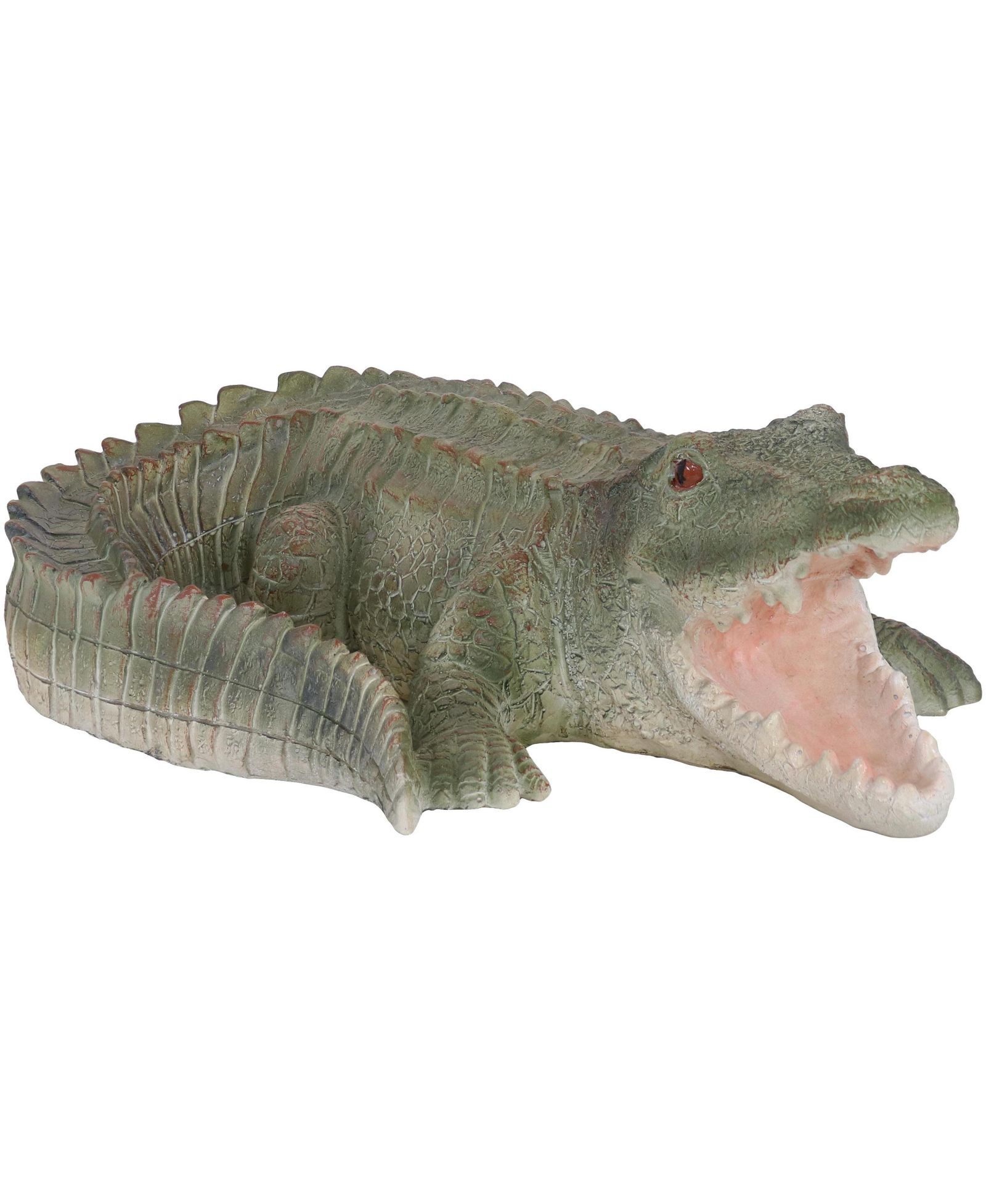 Sunnydaze Decor Садовая статуя Chloe the Crabby Crocodile, реалистичный полистоун, 18"