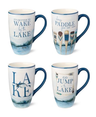 Certified International набор кружек Wake At The Lake, 4 шт.