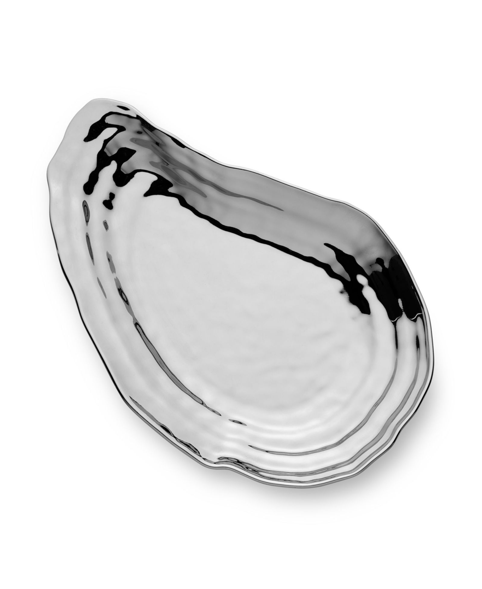 Certified International Silver Plated Oyster Platter
