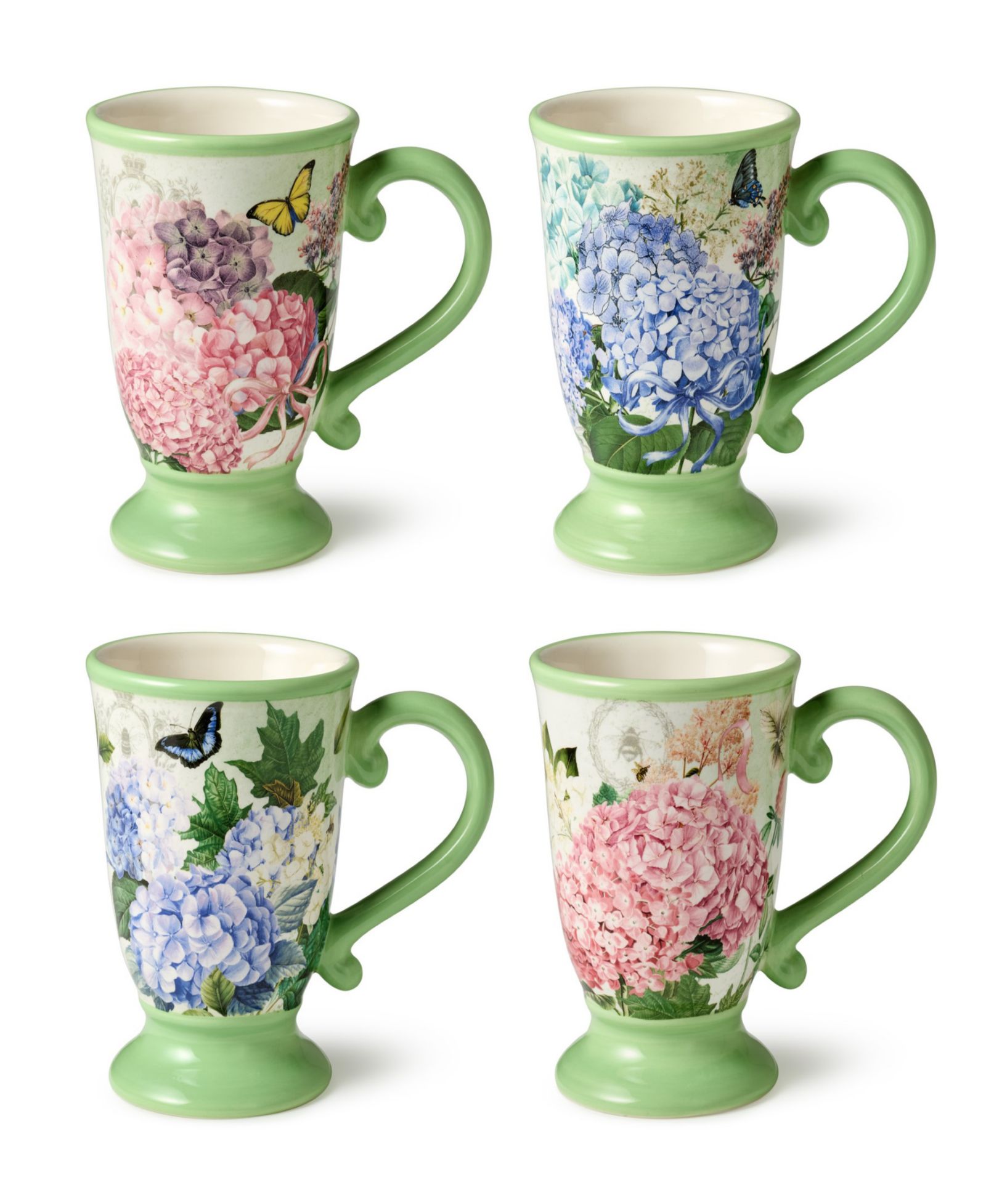 Certified International Garden Path 4-Pc. Mugs, Service For 4