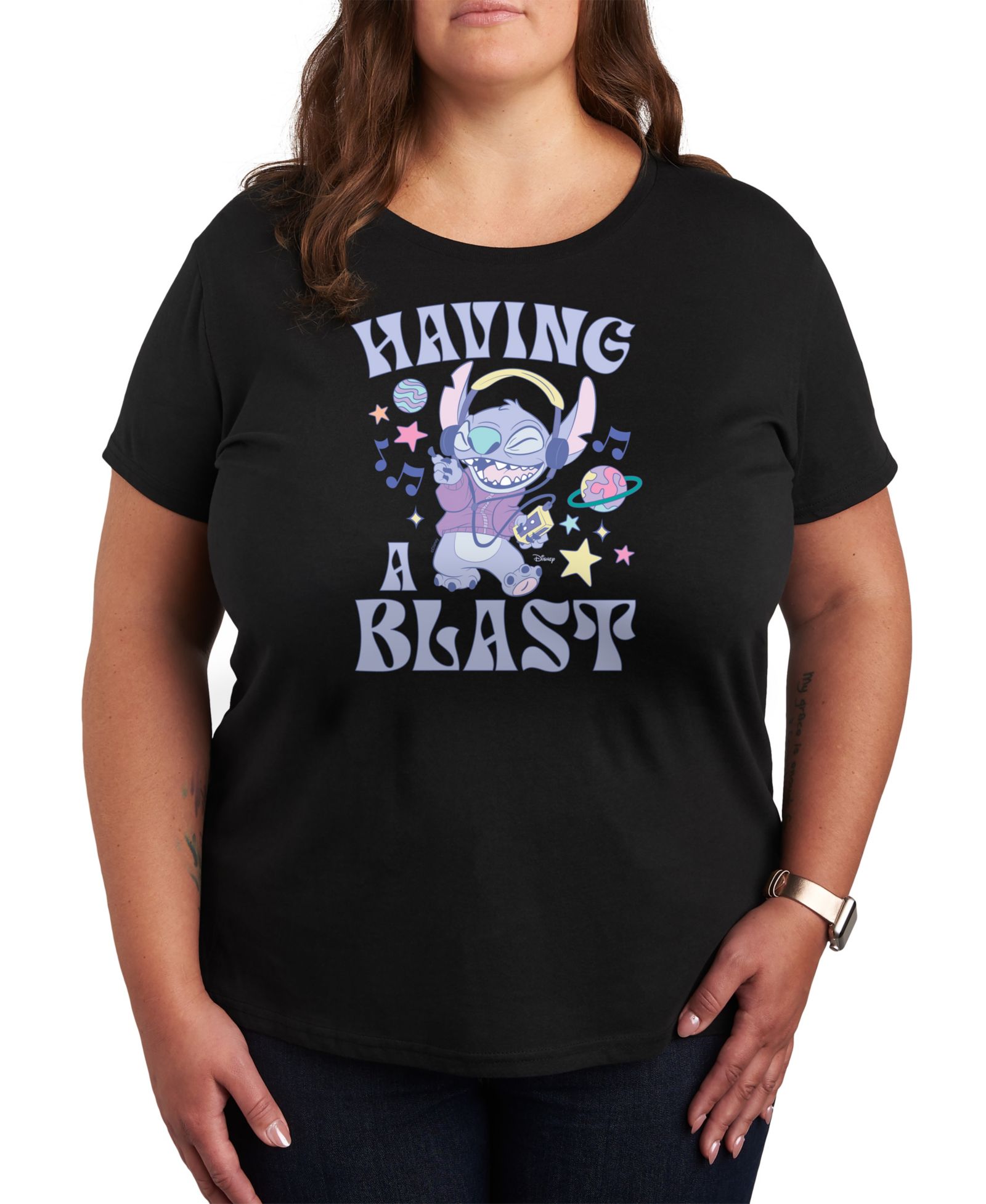 Футболка Hybrid Apparel Plus Size Lilo Stitch Graphic