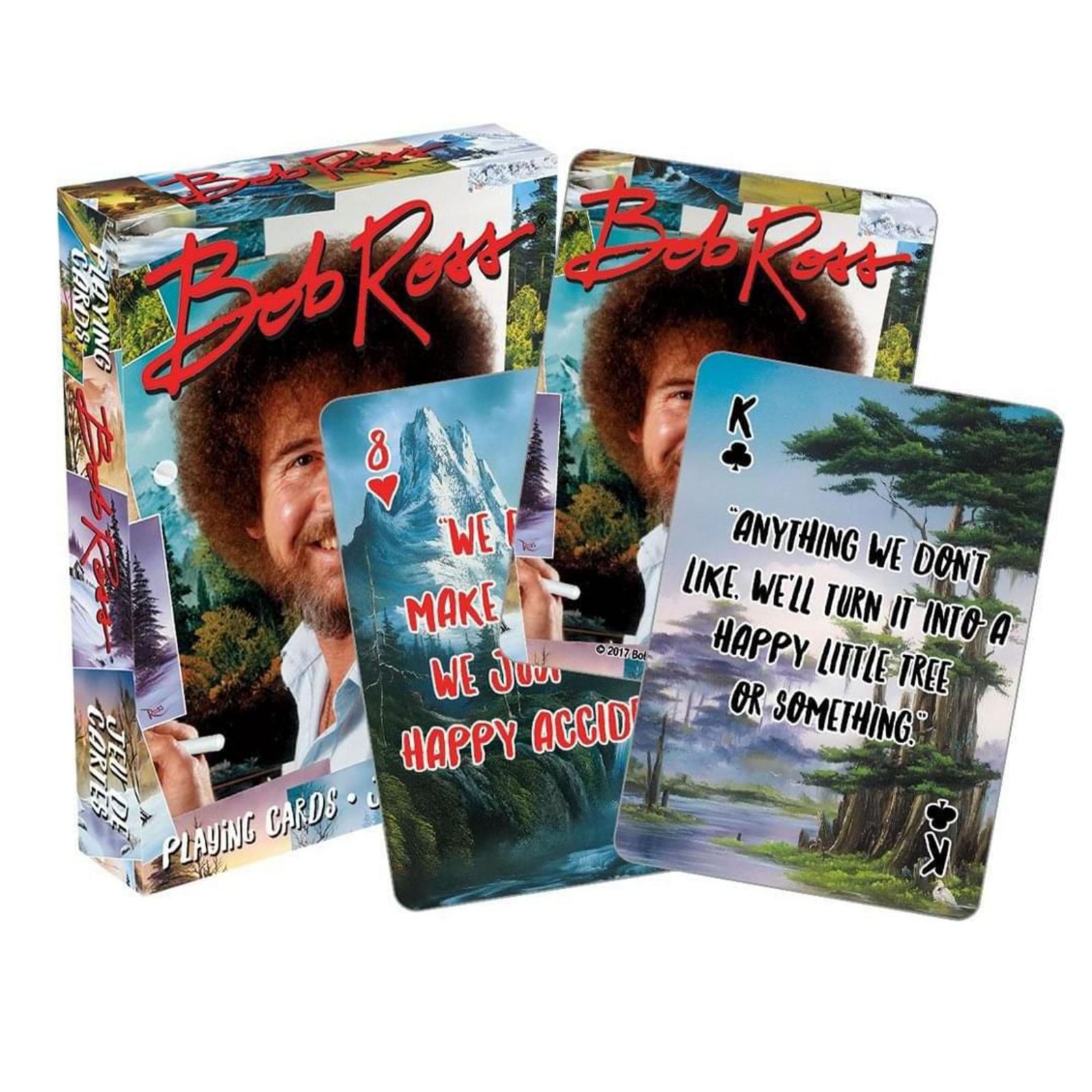 Игральные карты Bob Ross Quotes, колода 52 карты