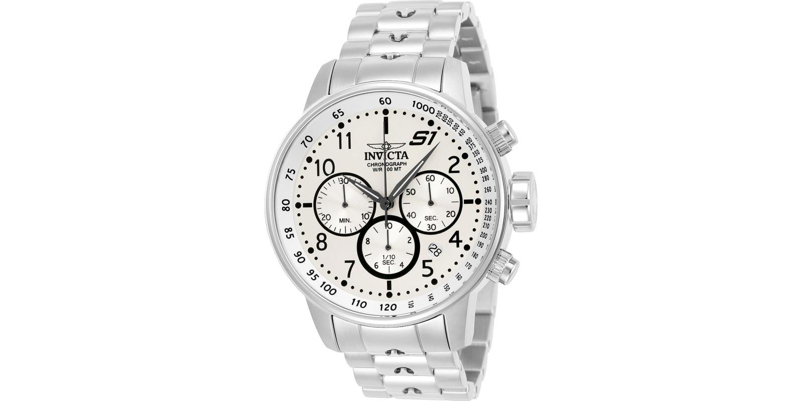 Invicta Мужские часы 23078 S1 Rally Quartz Multifunction Silver Dial