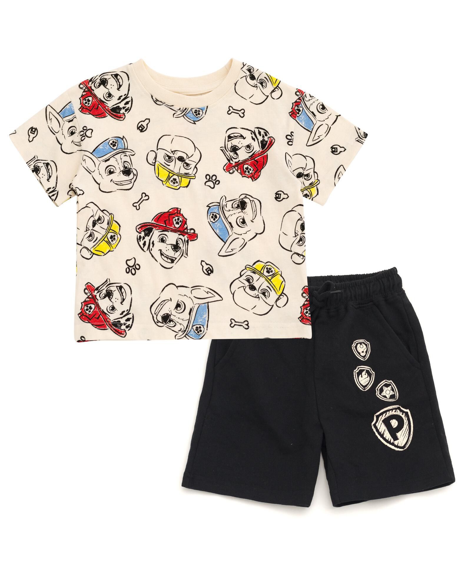 Paw Patrol Toddler Boys 2-Piece T-Shirt and Shorts Set