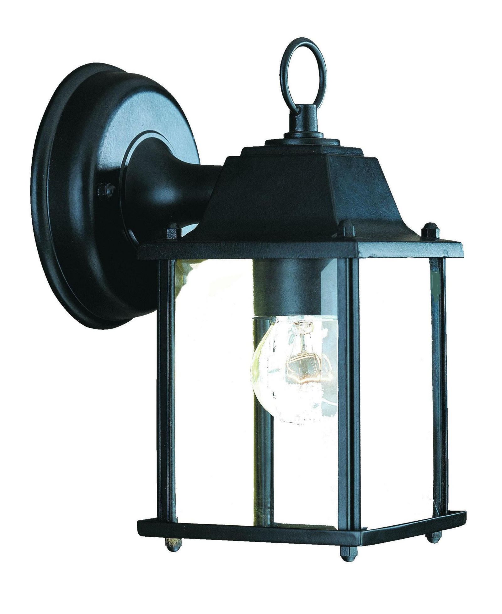 Slickblue Hanging Glass Lantern Wall Light for Porch and Entryway Decor