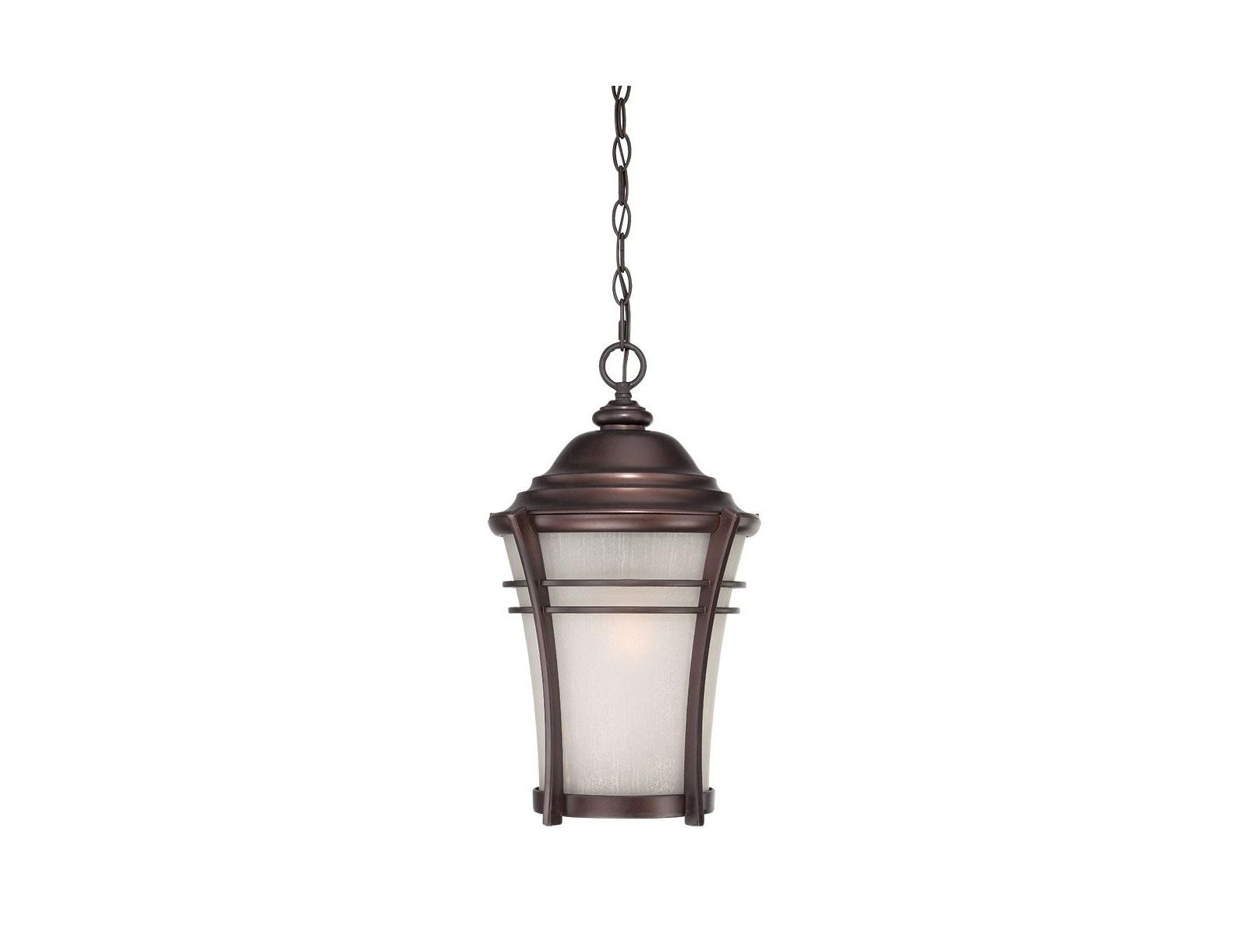 Slickblue Timeless Lighting Frosted Glass Hanging Lantern Light
