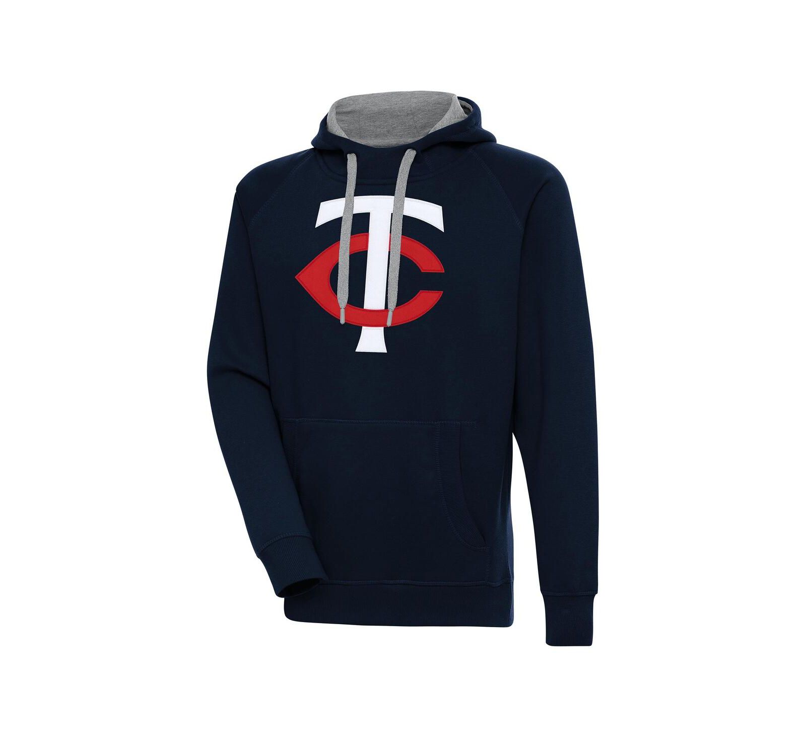Antigua Men's Navy Minnesota Twins Victory Pullover Hoodie