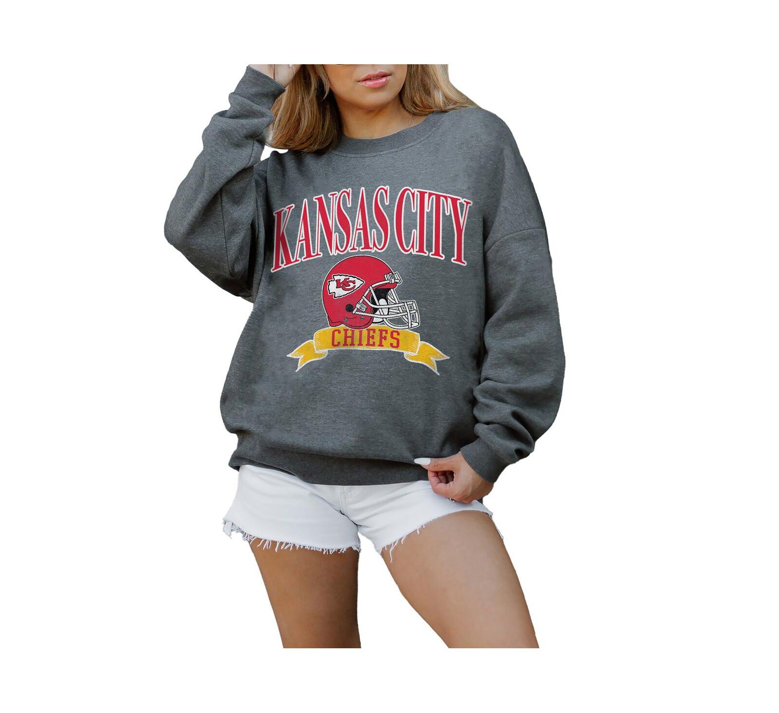 Женская толстовка Gameday Couture Kansas City Chiefs, премиальный флис
