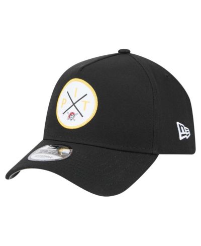 New Era Men's Black Pittsburgh Pirates 9FORTY A-Frame Adjustable Hat