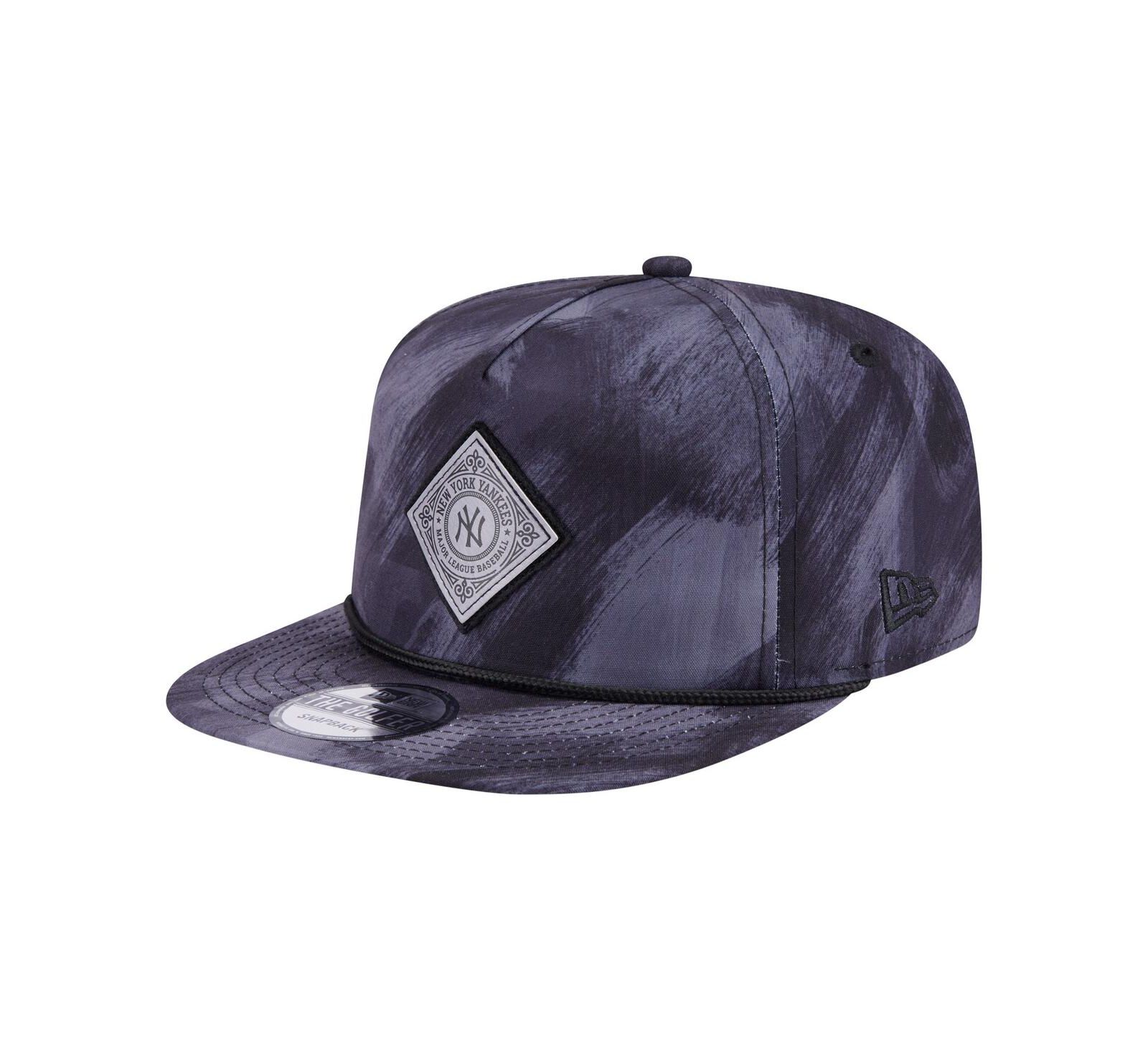 New Era Мужская темно-синяя кепка-снэпбэк New York Yankees Printed Golfer
