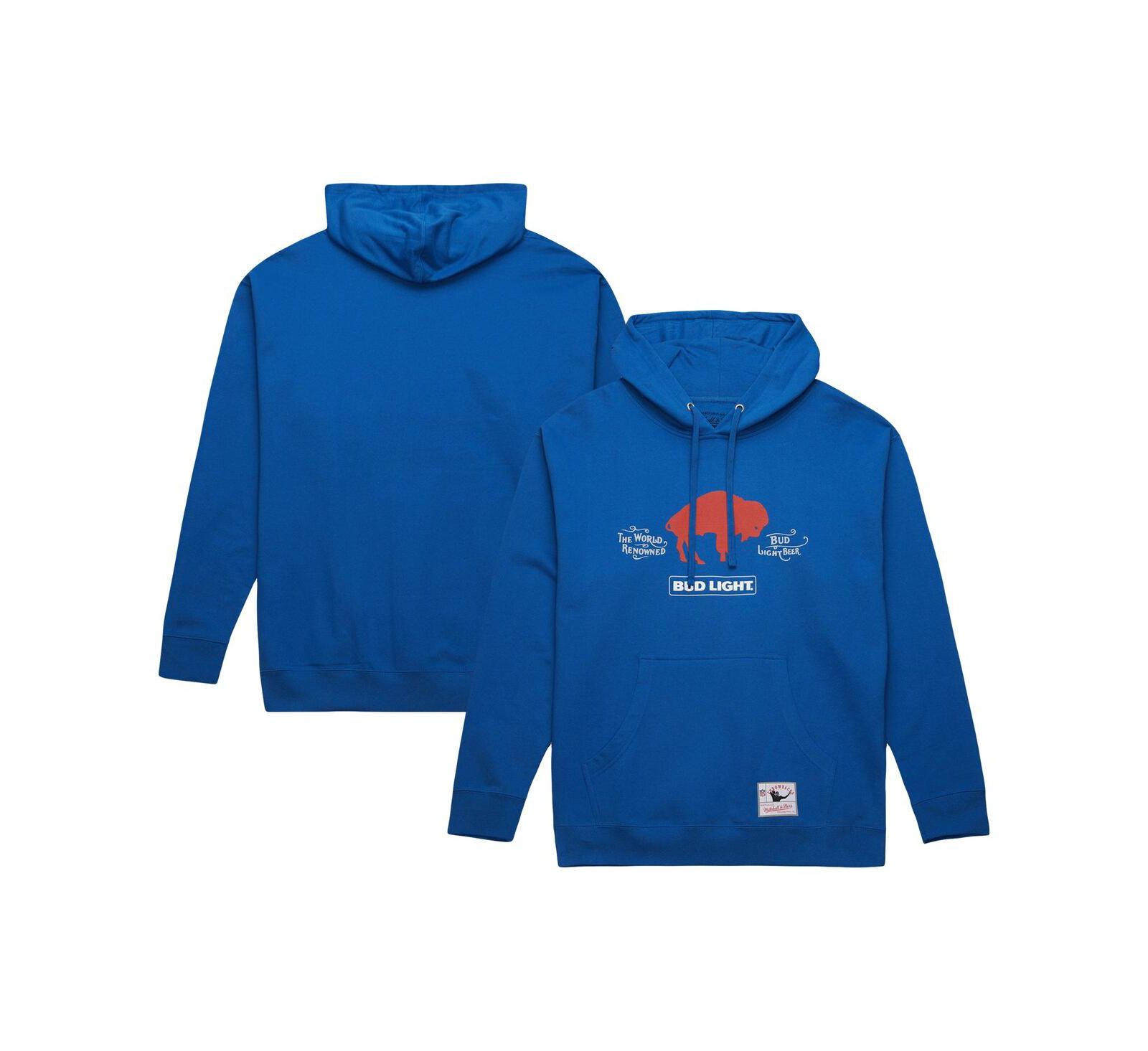 Мужское худи Mitchell & Ness Royal Buffalo Bills NFL x Bud Light Vintage Pullover