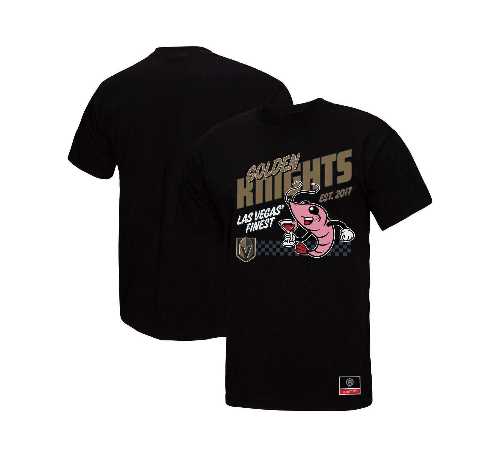 Mitchell & Ness Мужская футболка Vegas Golden Knights Local Food, черная