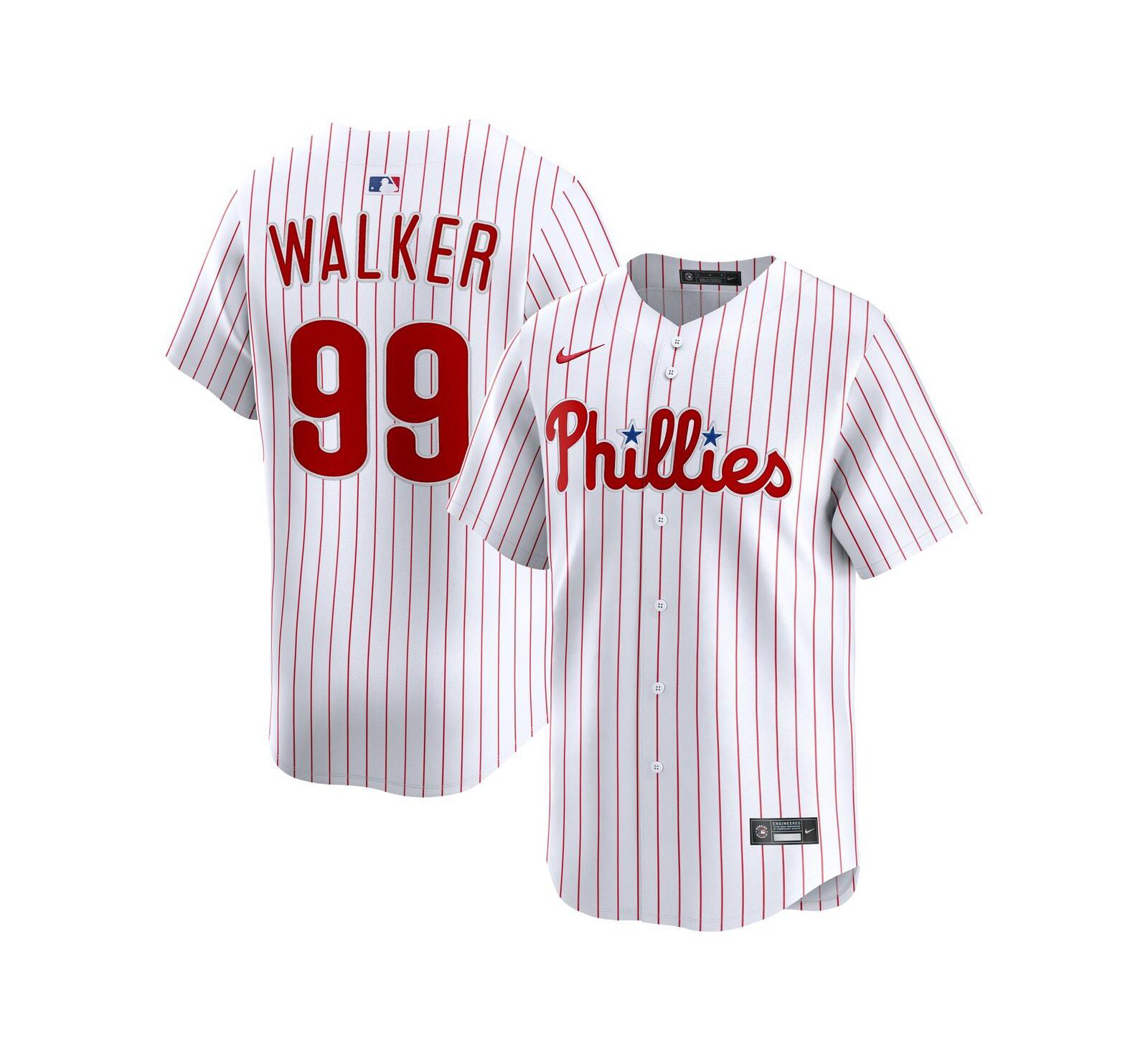 Nike Men's Taijuan Walker White Philadelphia Phillies Alternate Limited Player Jersey