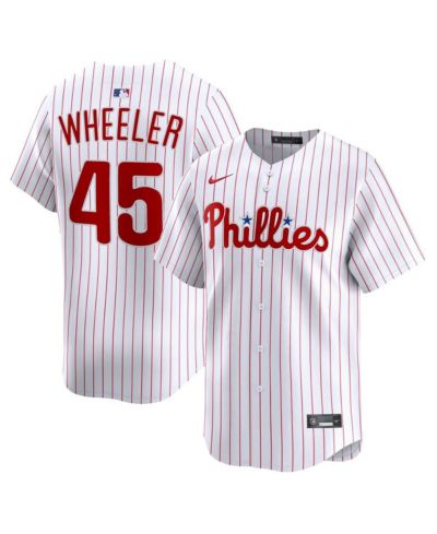 Джерси Nike Men's Zack Wheeler White Philadelphia Phillies Home Limited Player