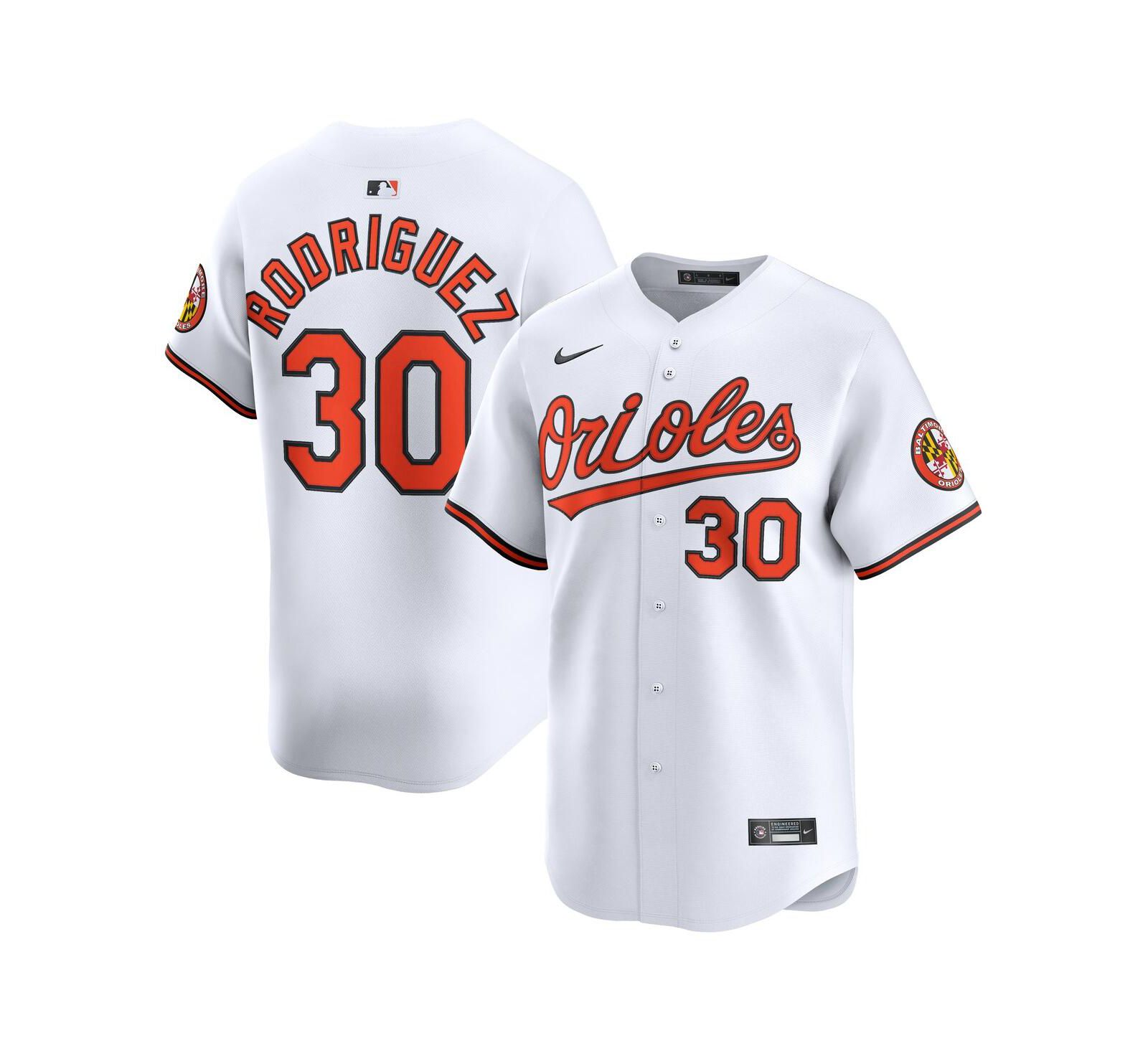 Nike Мужская джерси Grayson Rodriguez White Baltimore Orioles Alternate Limited Player
