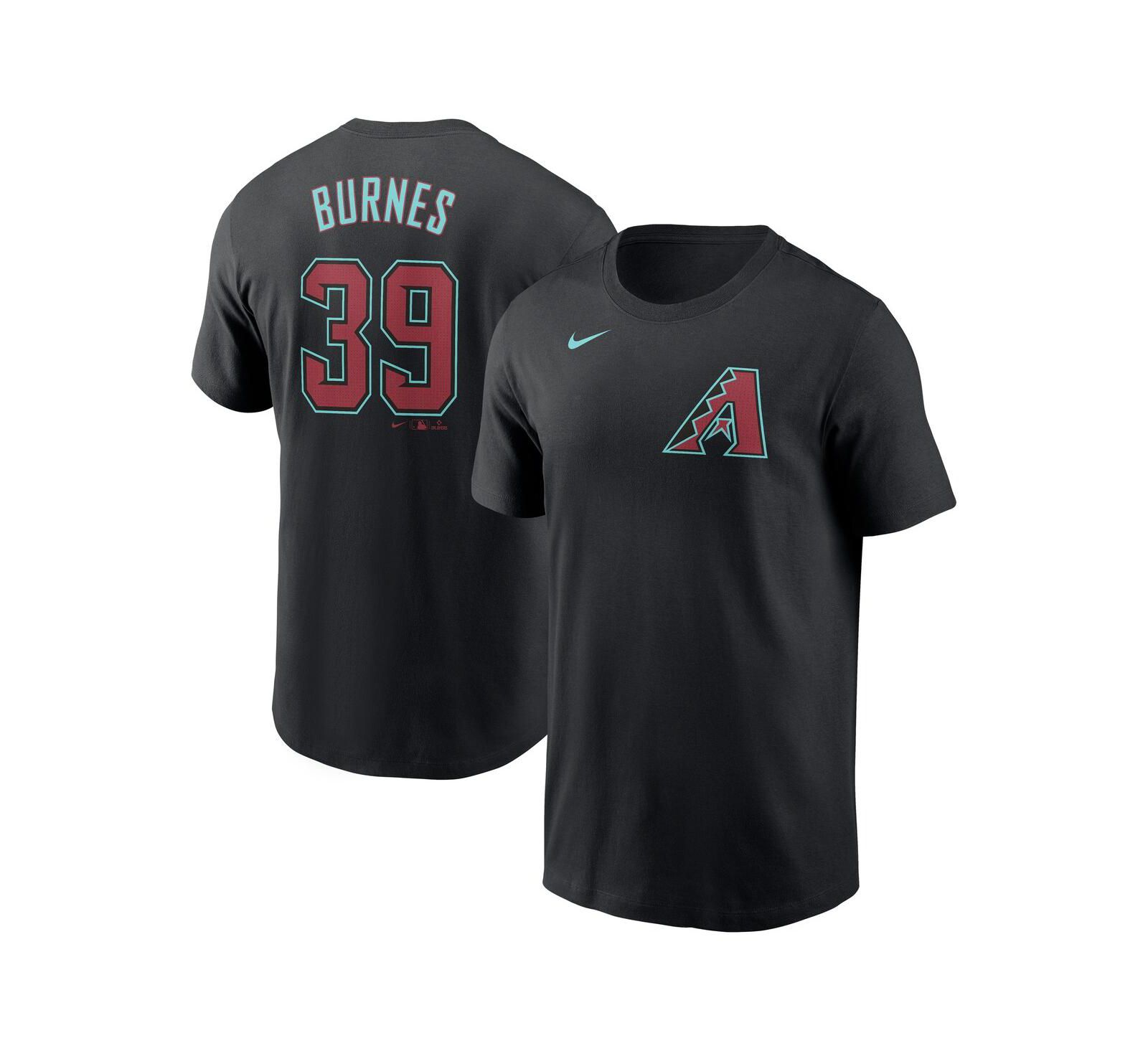 Nike Мужская футболка Nike с логотипом Corbin Burnes Arizona Diamondbacks