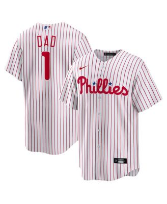 Nike Men's White Philadelphia Phillies 1 Dad Home Replica Jersey