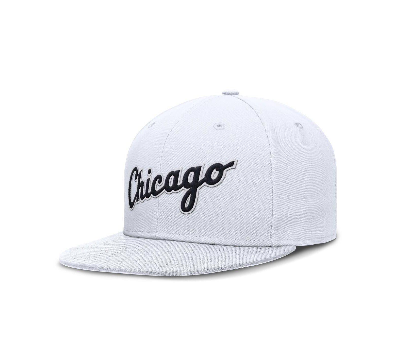 Мужская белая кепка Nike Chicago White Sox True Performance Fitted
