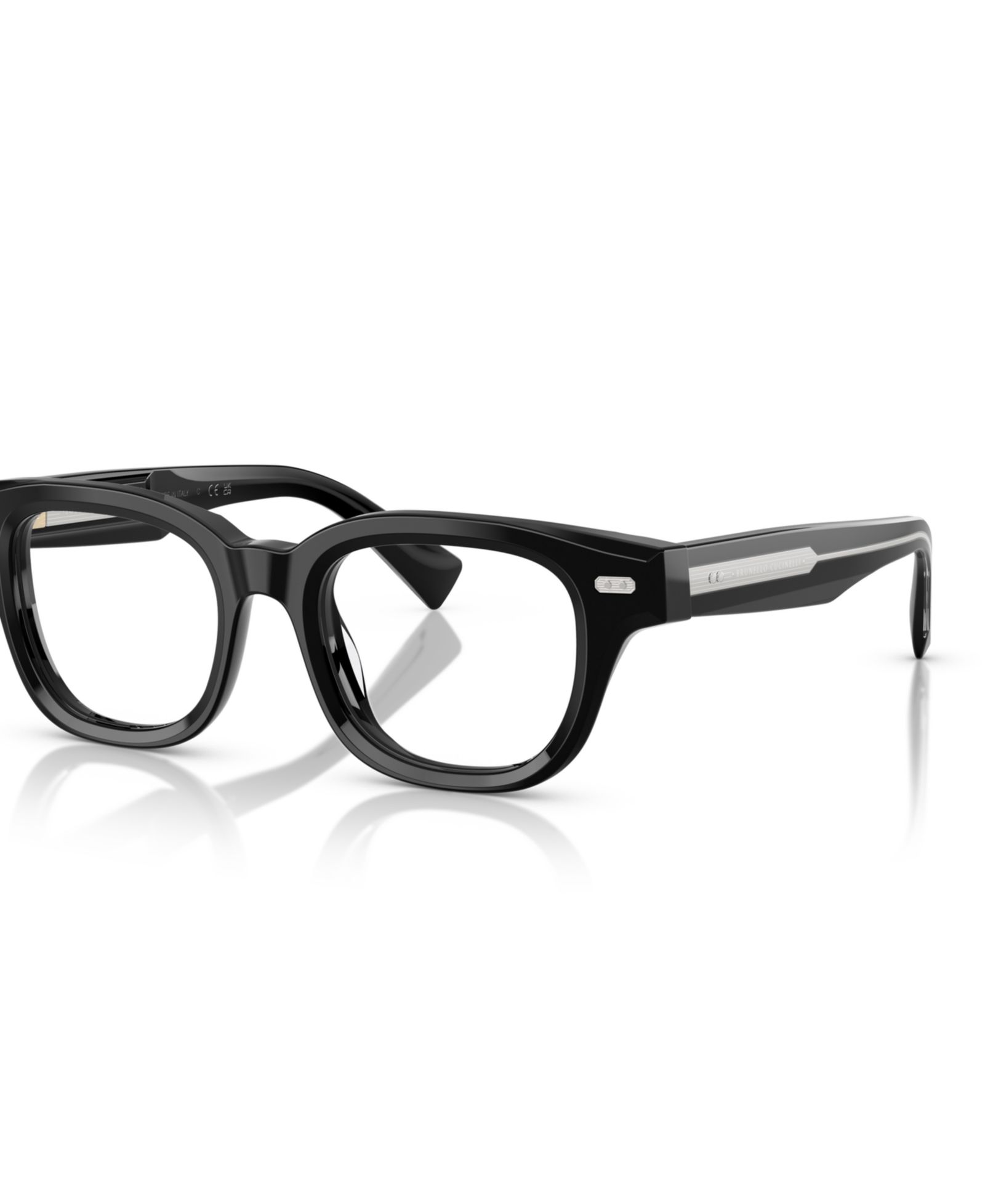 Brunello Cucinelli Unisex Rectangle Plastic BC3012 MILES Eyeglasses