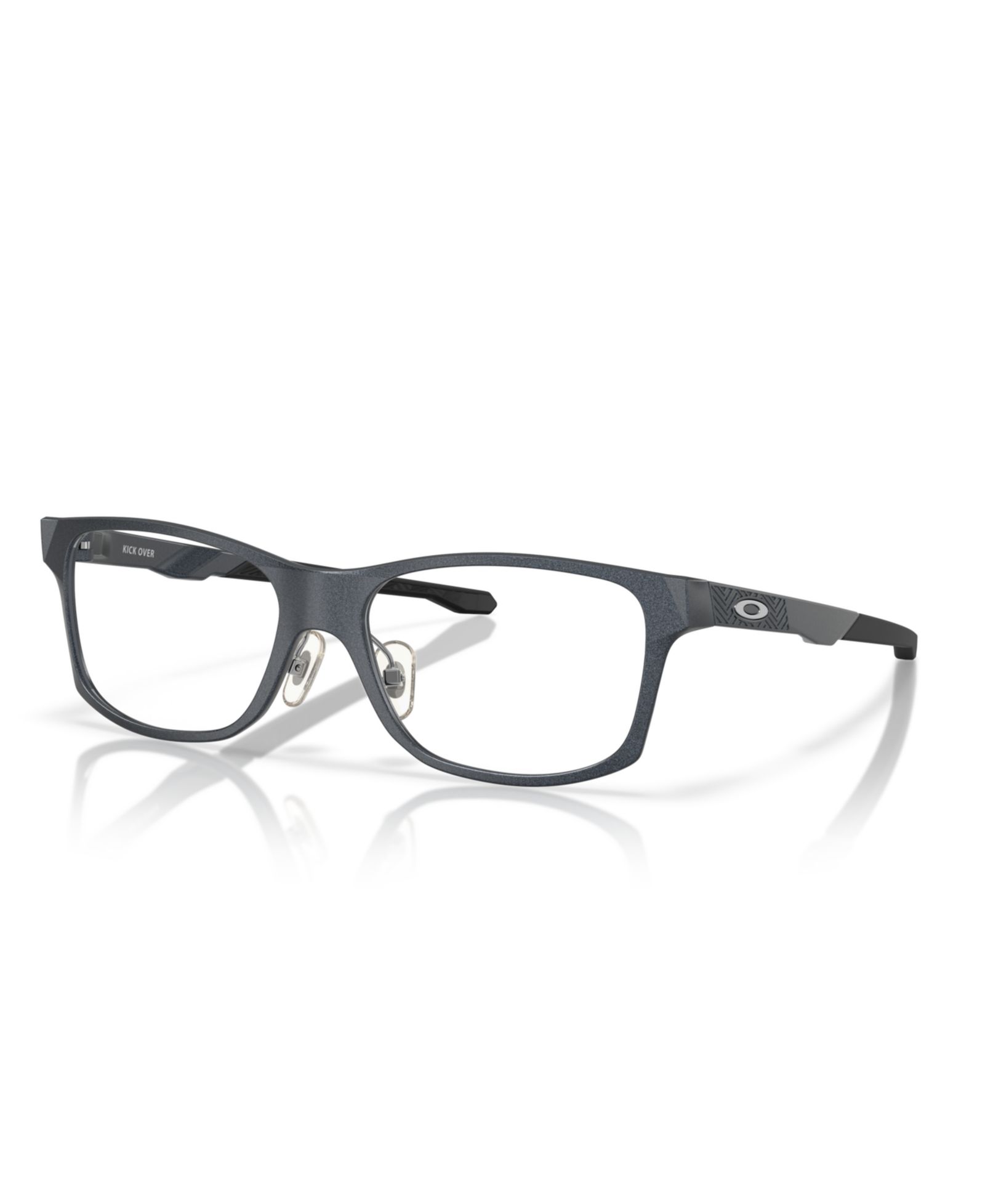 Oakley Kids Rectangle Plastic OY8025D Kick Over Forge Collection Eyeglasses(Ages 07-10)