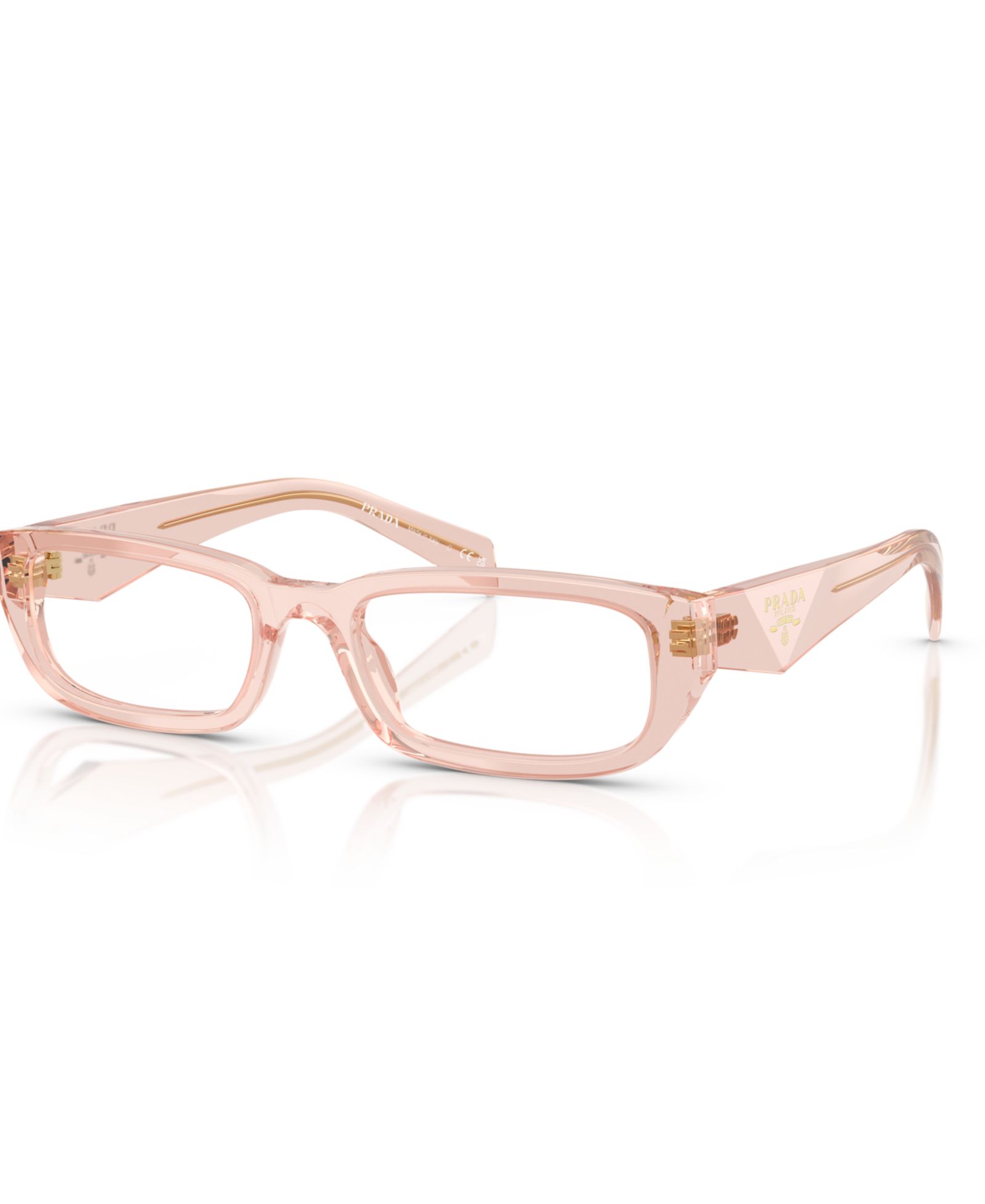 Prada Woman Rectangle Plastic PR B05V Eyeglasses