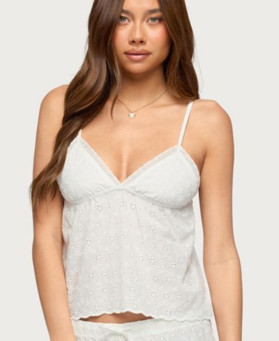Edikted Женский топ Talula Eyelet Babydoll
