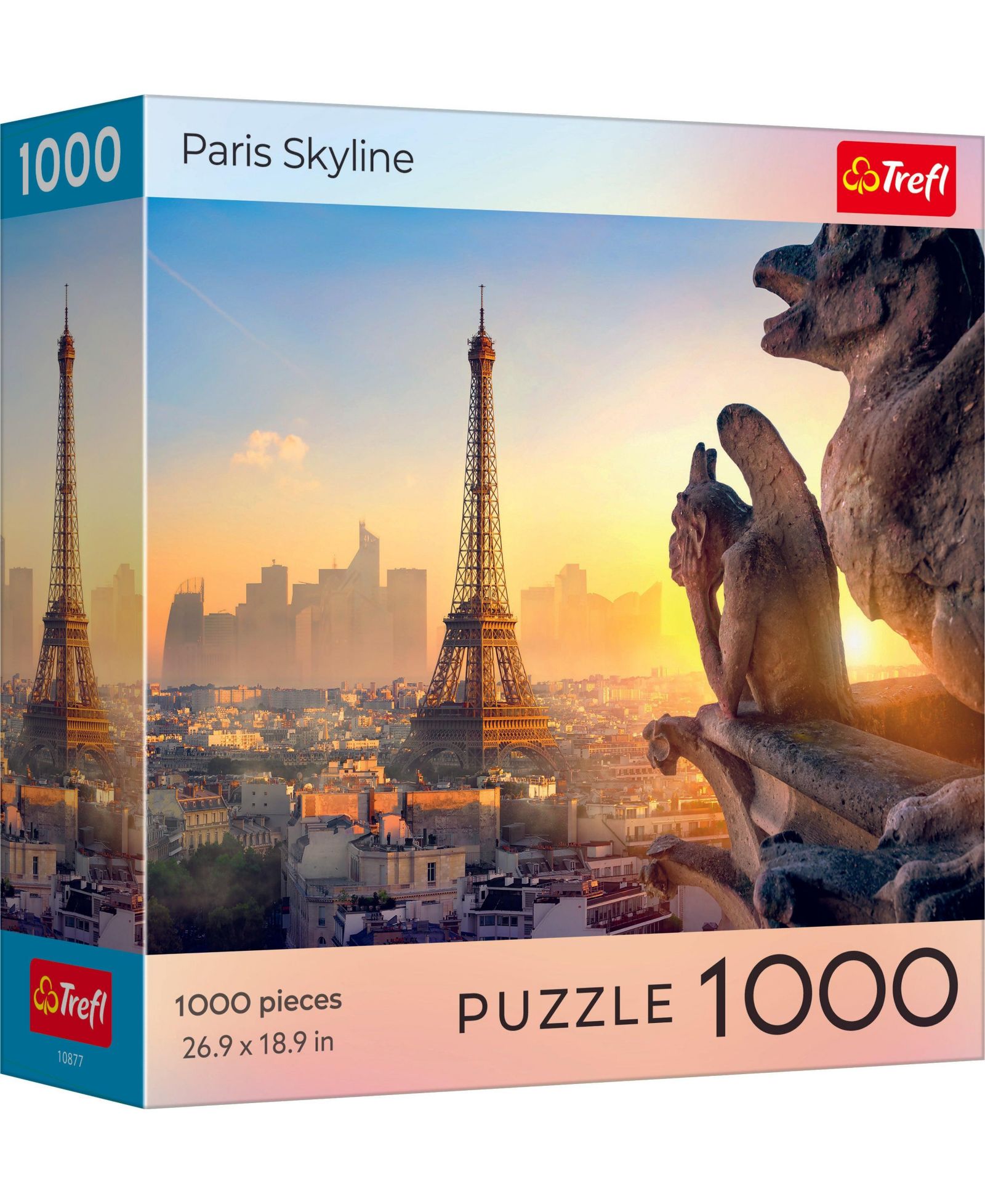 Пазл Trefl Red 1000 Piece Puzzle - Sunset Paris Skyline