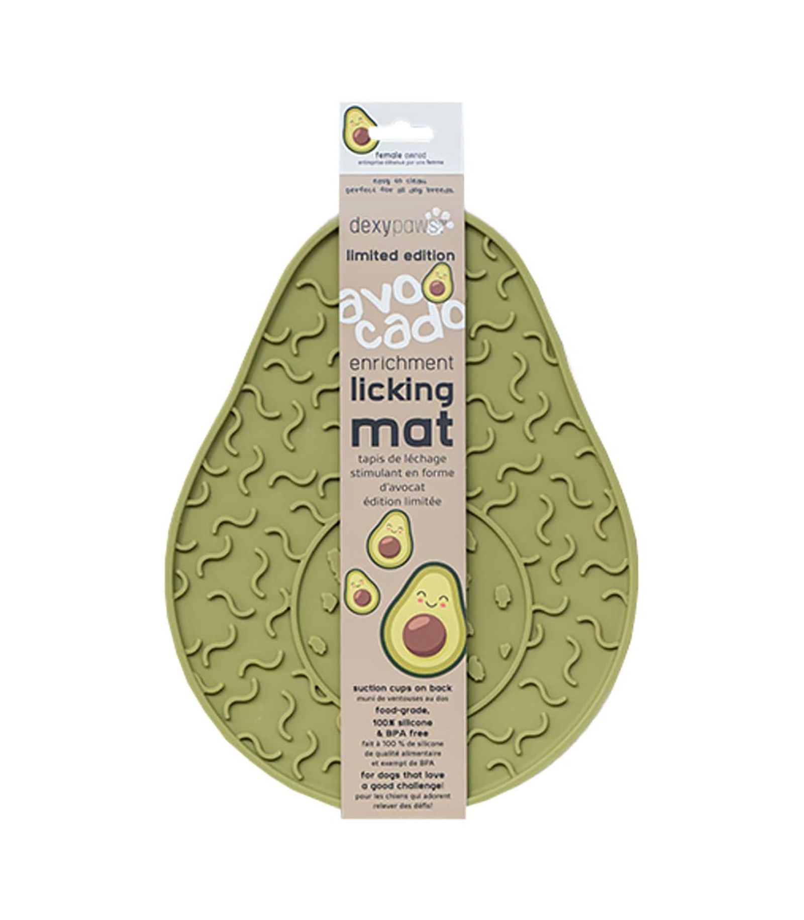 Коврик для лизания Enrichment Lick Mat: Avocado