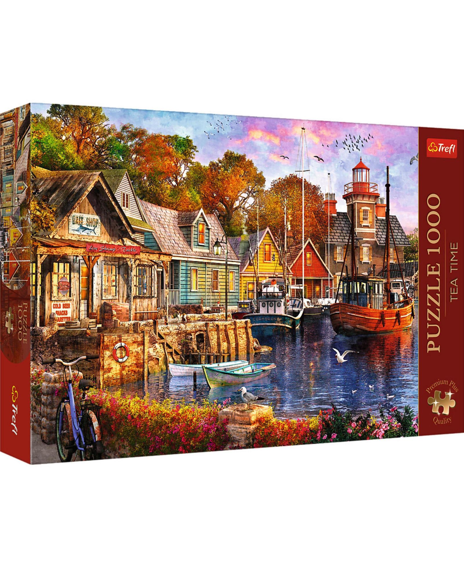 Премиальный пазл Trefl Premium Plus 1000 деталей - Seaside Harbour