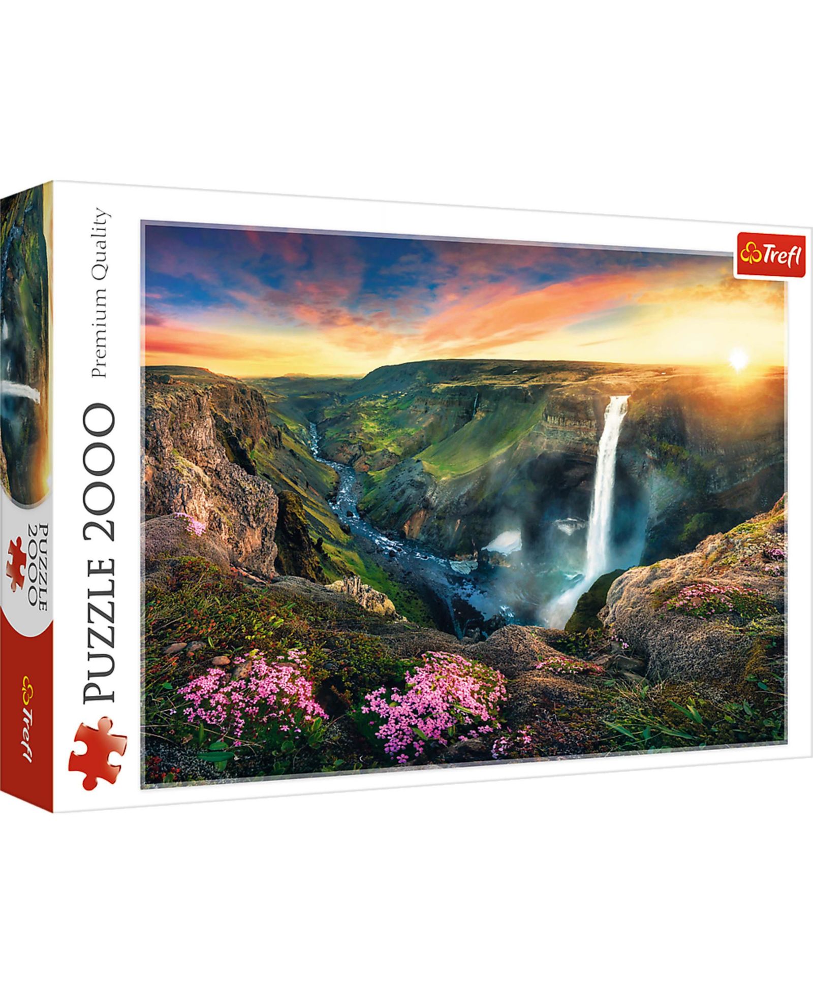 Trefl Пазл 2000 элементов - Haifoss Waterfall, Iceland