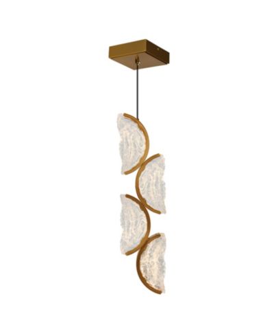 Мини-подвесной светильник CWI Lighting 30" Metal Moon с LED