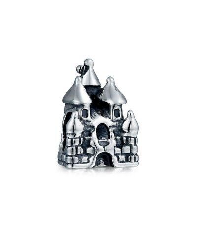 Подвеска-шарм Bling Jewelry.925 Sterling Silver Fairytale Fairy Princess Castle
