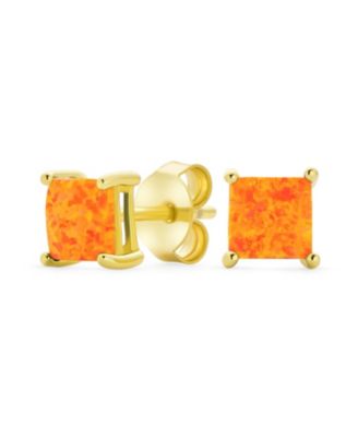 Orange fire opal