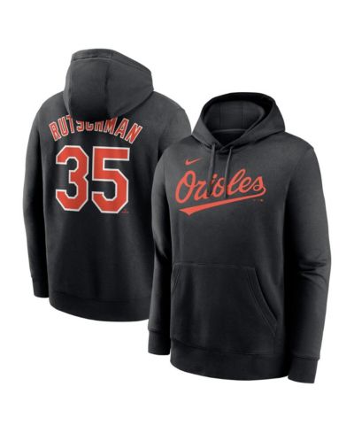 Nike Men's Adley Rutschman Black Baltimore Orioles Player Name & Number Club Pullover Hoodie