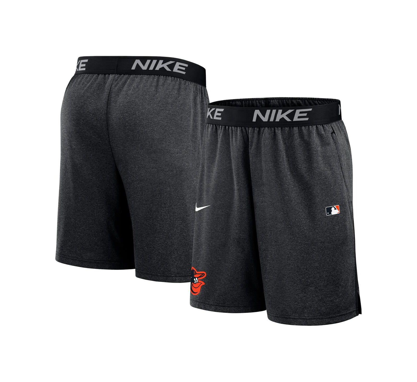 Nike Men's Black Baltimore Orioles Authentic Collection Performance Knit Shorts