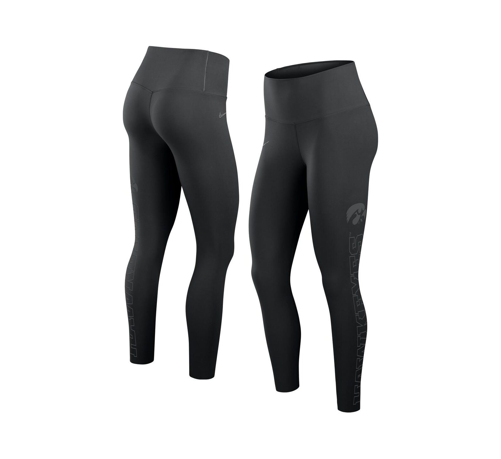 Женские леггинсы Nike Black Iowa Hawkeyes Zenvy Performance
