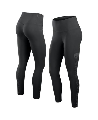 Nike Women's Black Iowa Hawkeyes Zenvy Performance Leggings