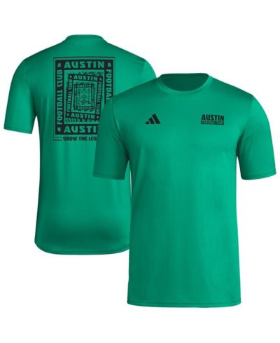 Adidas Men's Green Austin FC Local Wrap T-Shirt