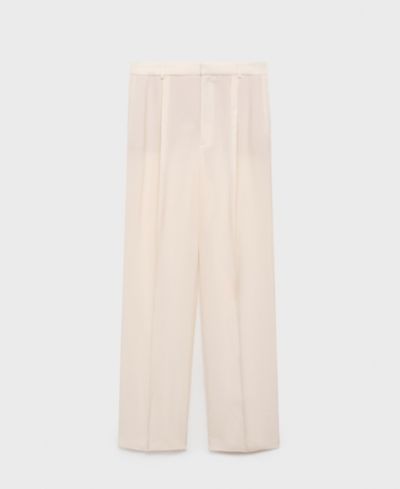 Mango Women's Straight-Fit Suit Pants
