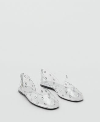 Mango Women's Eyelets Vinyl Shoes