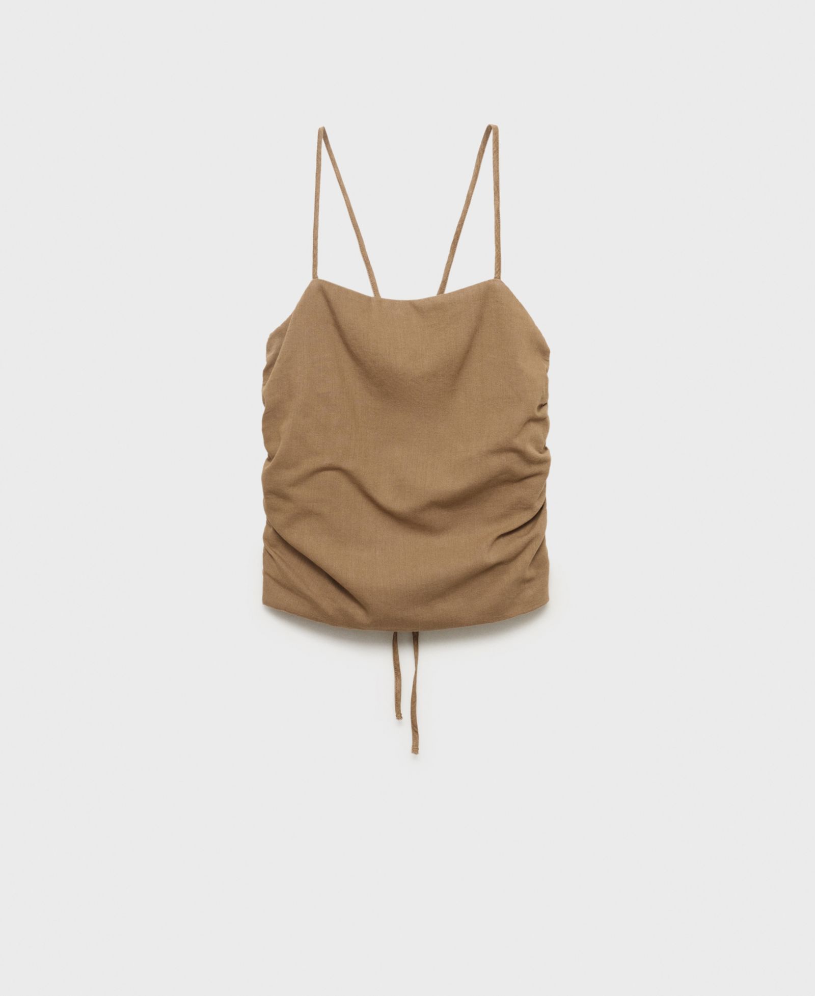 Mango Women's Open-Back Cotton Top
