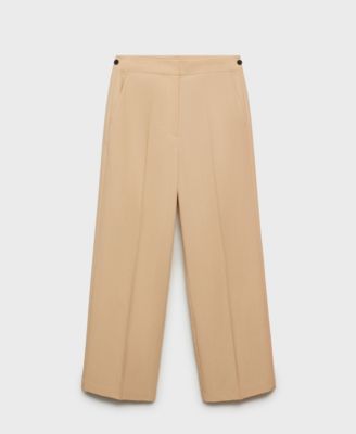 Брюки Mango Women's прямого кроя, укороченные