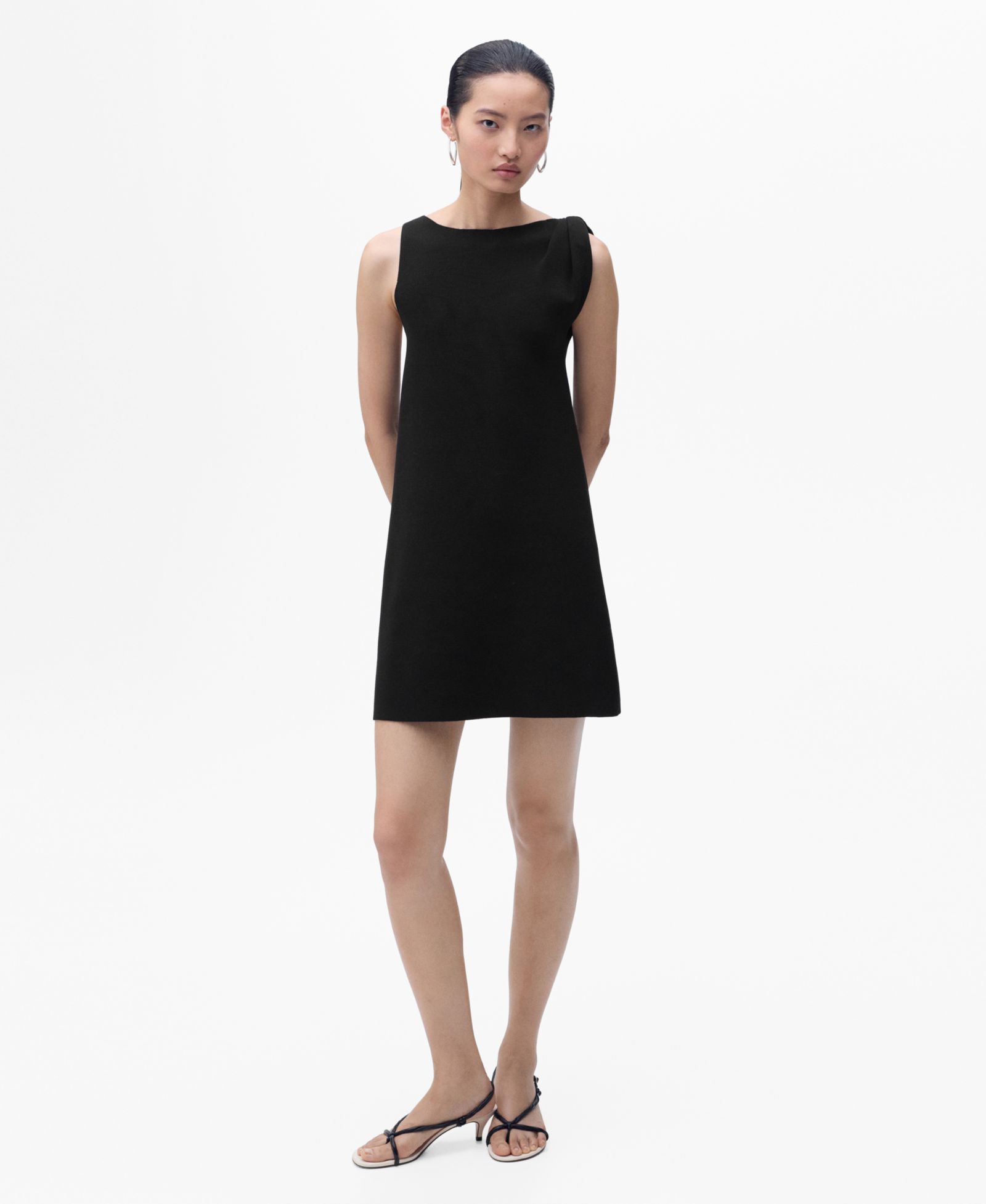 Mango Women's Asymmetrical Knitted Dress