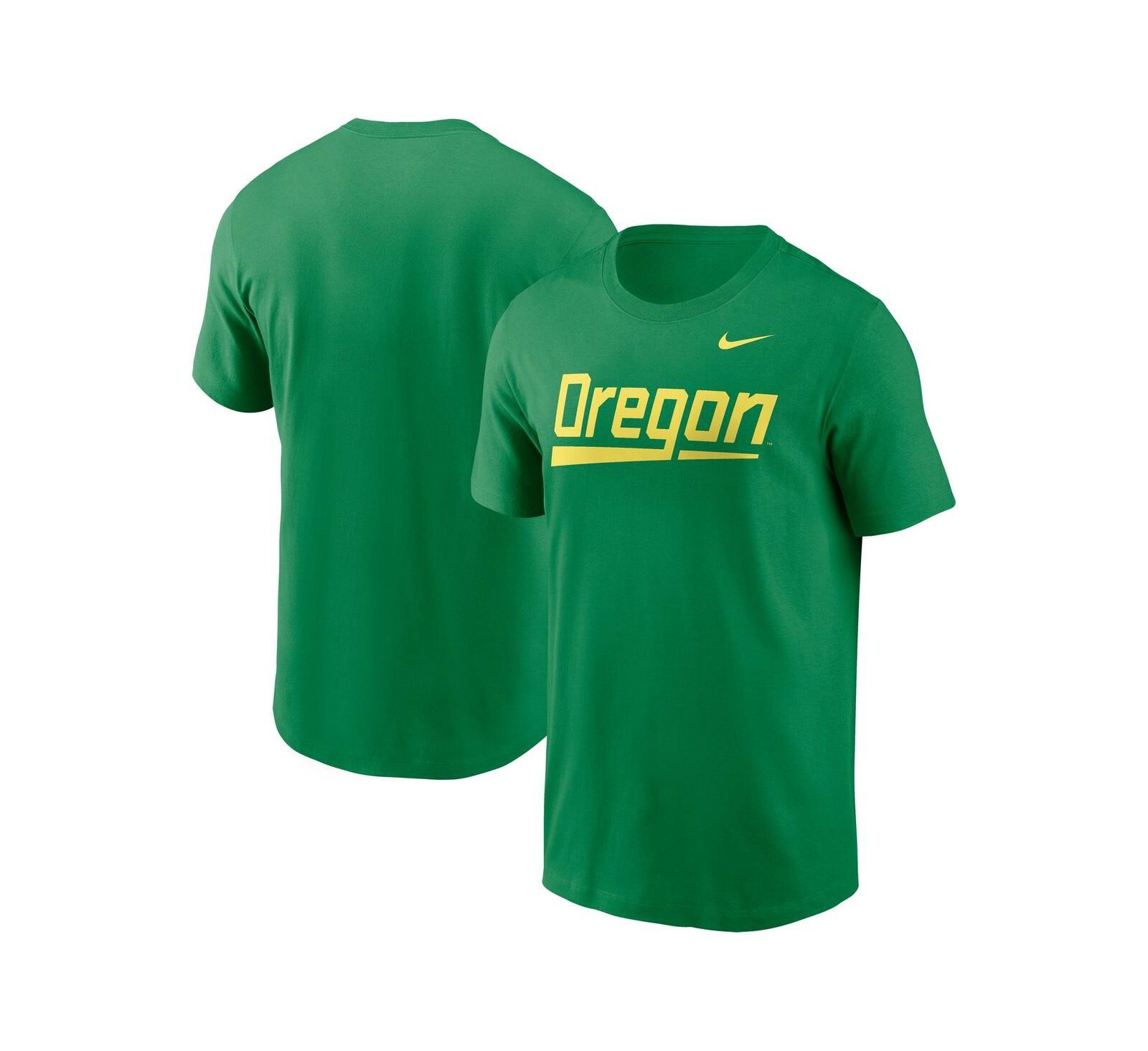 Nike Men's Green Oregon Ducks Baseball Wordmark T-Shirt