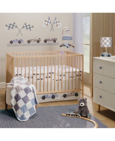 Lambs & Ivy Lambs and Ivy Little Racer 3-Piece Cars/Transportation Baby Crib Bedding Set