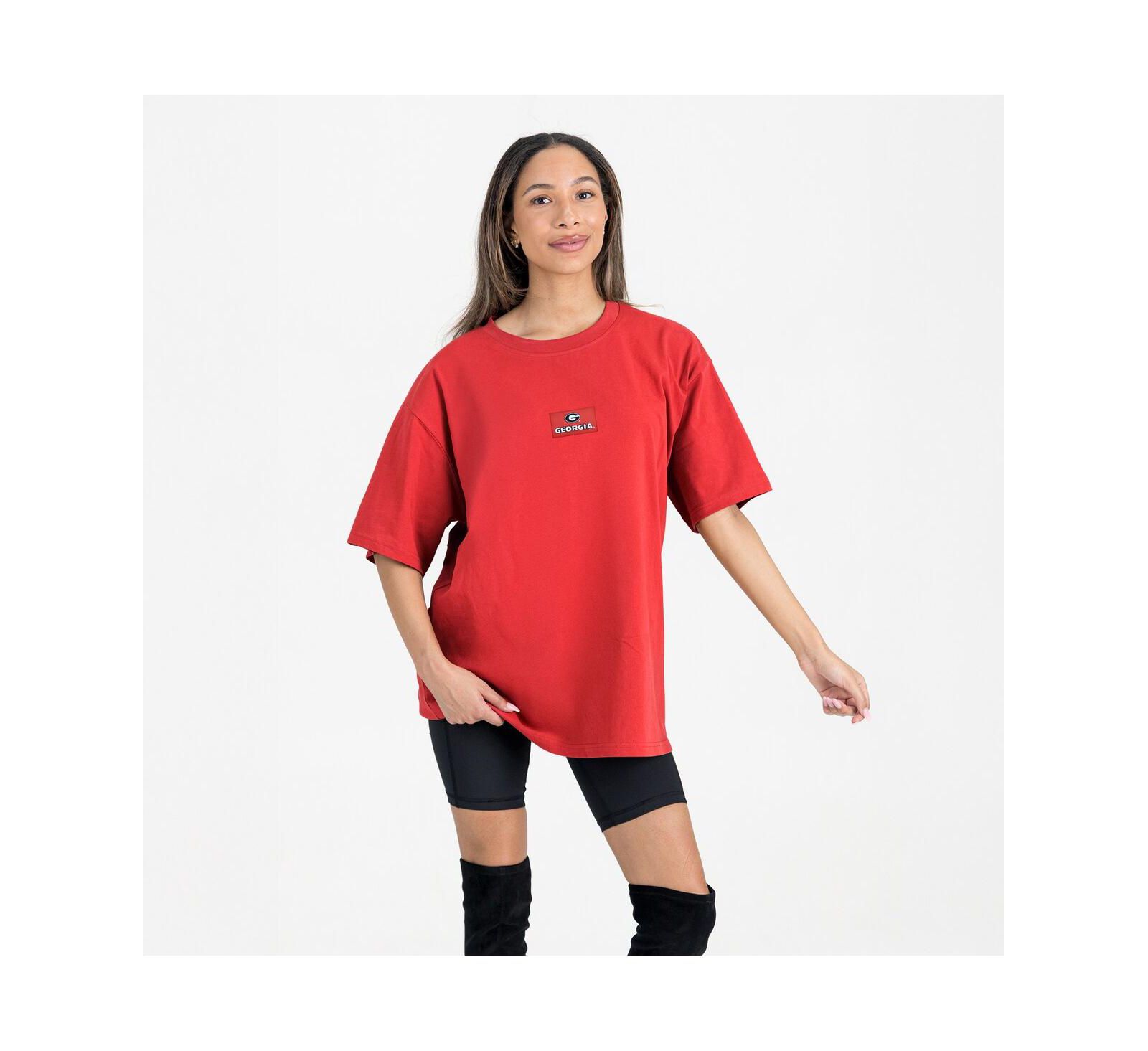 Женская футболка Gameday Couture Red Georgia Bulldogs Oversized Back at Ya