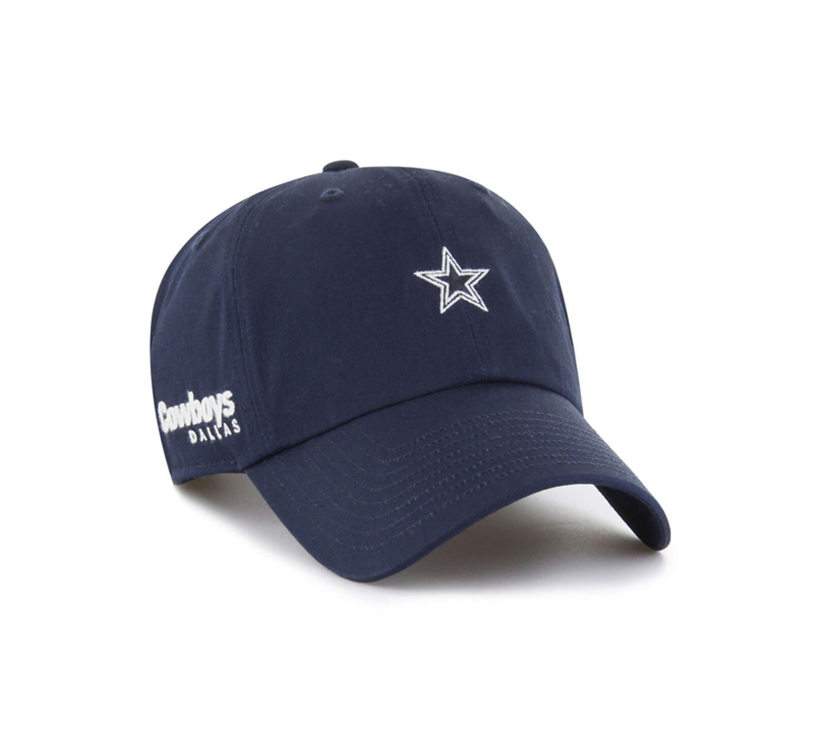 Мужская регулируемая кепка '47 Brand Dallas Cowboys Foundational Clean Up, темно-синяя