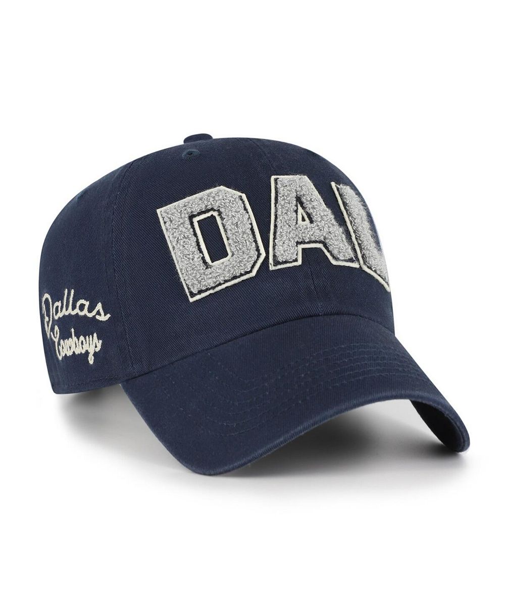 '47 Brand женская регулируемая кепка Navy Dallas Cowboys Zoey Clean Up
